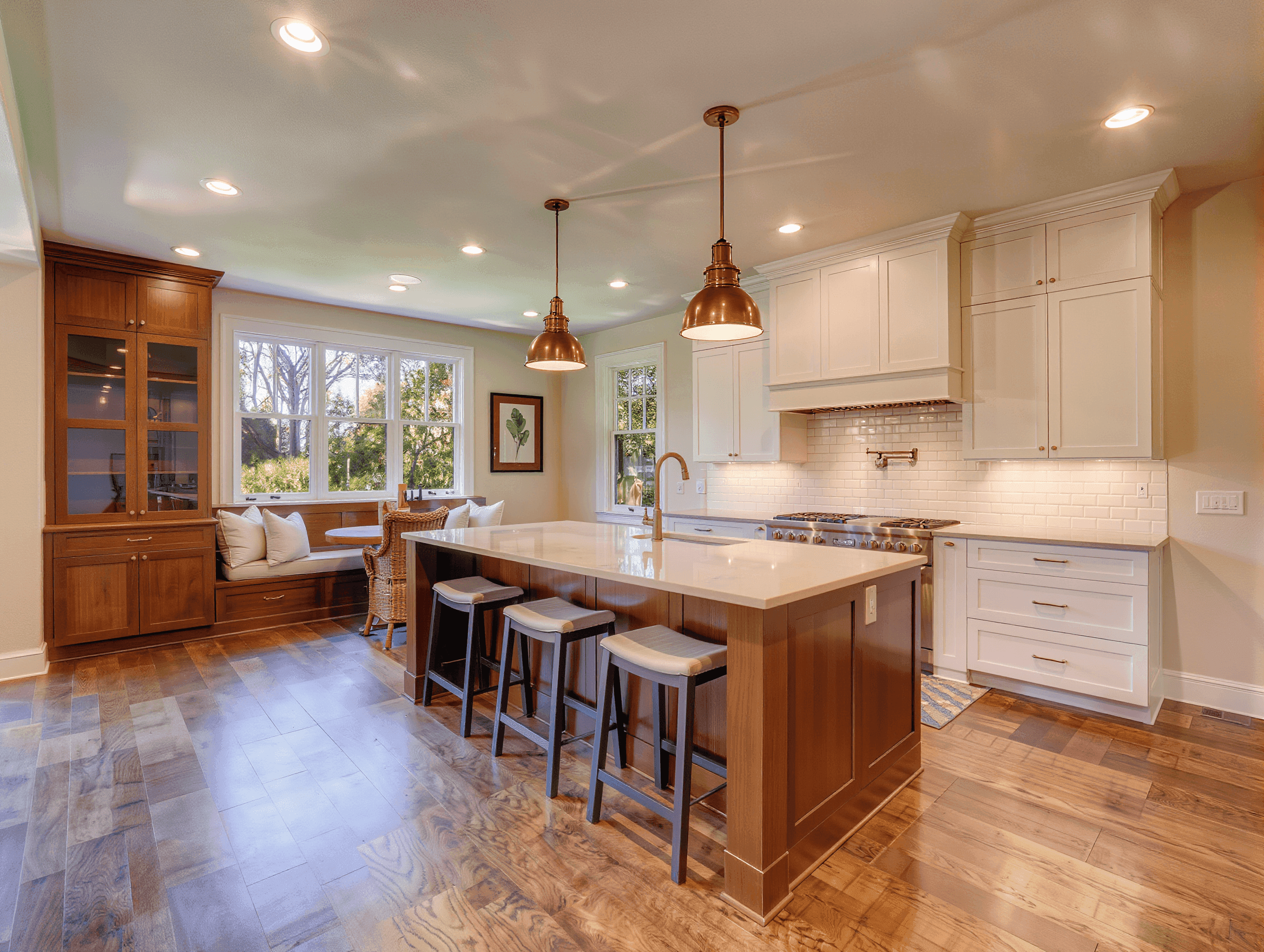 Burbank kitchen and breakfast nook remodel — CaliFirst Remodel