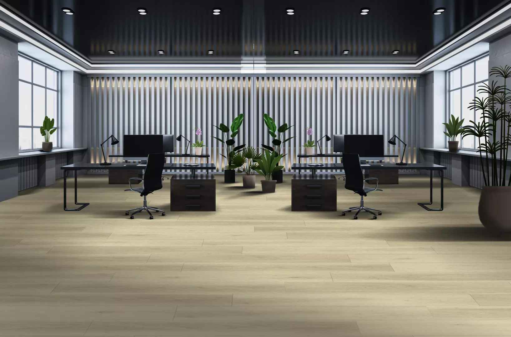 9 1/4" X 60" Bear Woods Collection Waterproof Himalayan Blue AC5 Commercial Grade Laminate Floating material