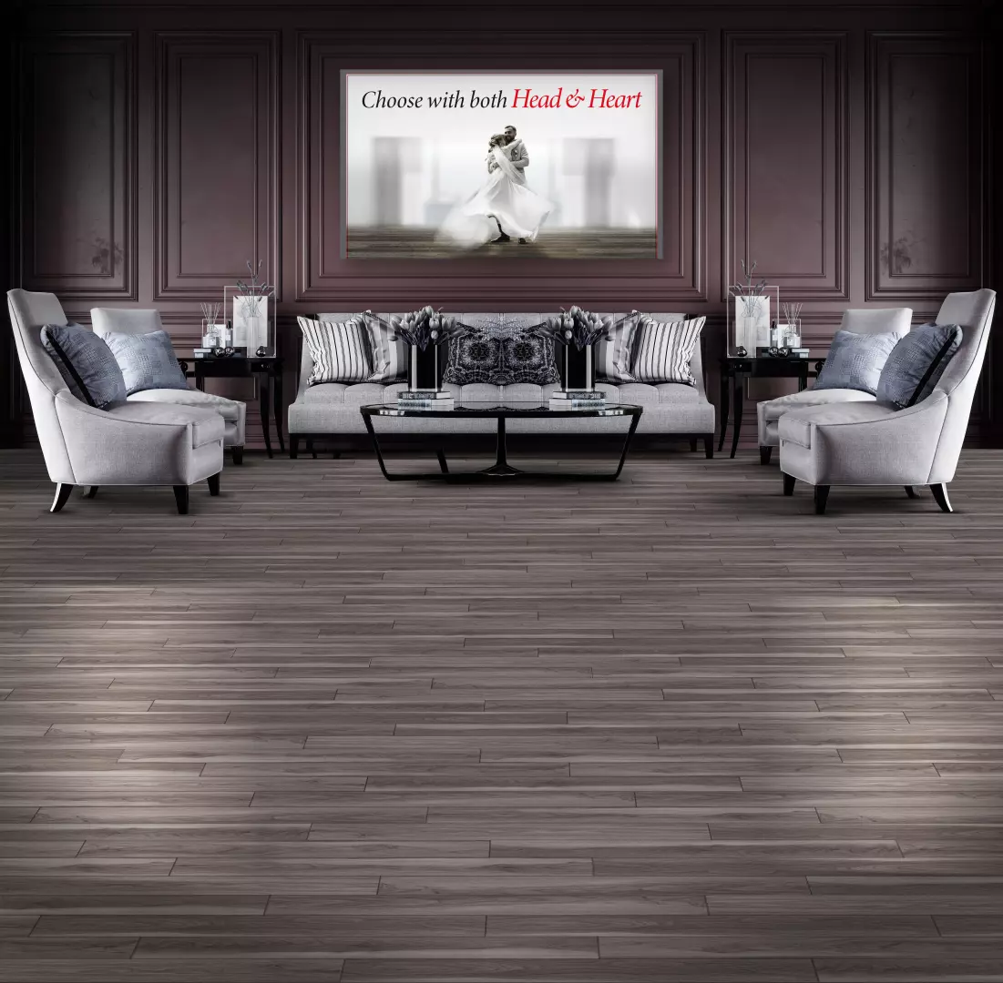 7 11/64" X 4ft The Walnut Hills Collection Waterproof Grey Mist Pure SPC? - 6mm boards SPC Floating material