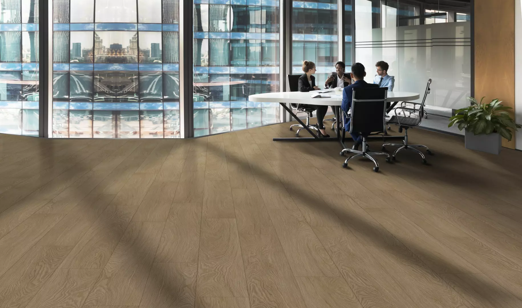 9" X 6ft Bridge River Collection Waterproof Oasis Eggshell Extra Long, Extra Wide Pure SPC? 8mm boards SPC Floating material