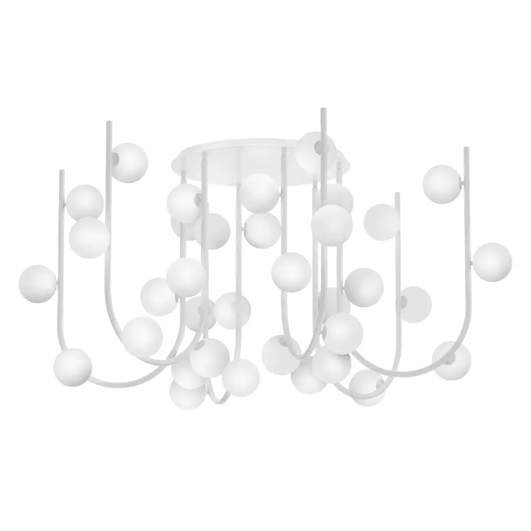 36-Light MTO Fixed Pendant - Oxford White material