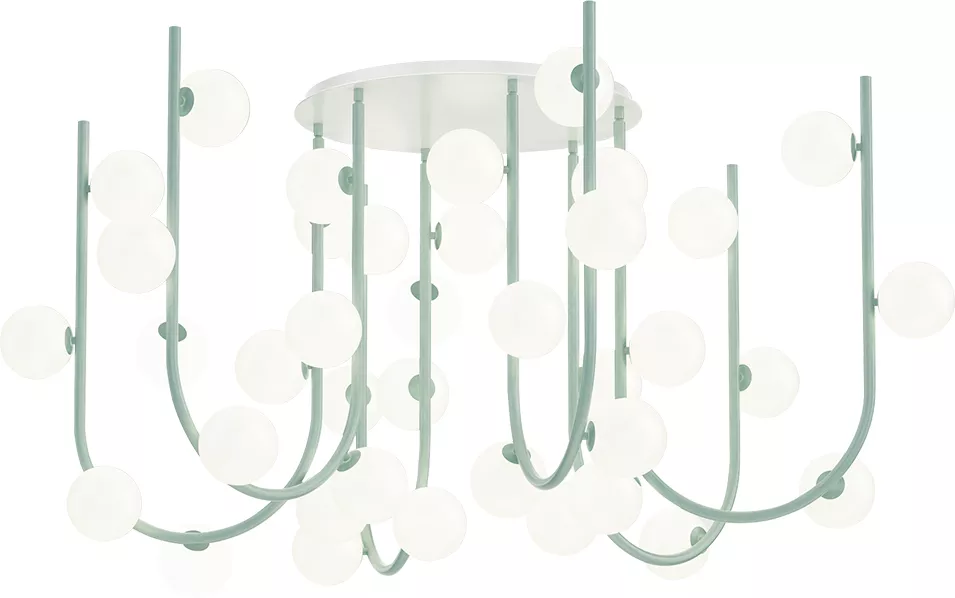 36-Light MTO Fixed Pendant - Stratton Blue material