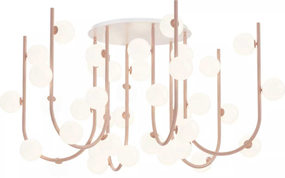 36-Light MTO Fixed Pendant - Palazzo Pink material