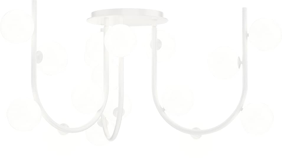 18-Light MTO Fixed Pendant - Oxford White material