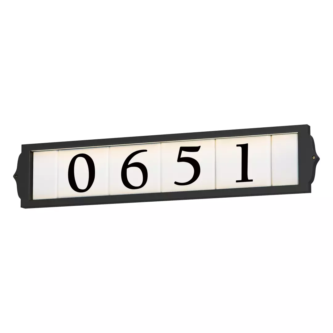 25" LED Address Frame - Classic material