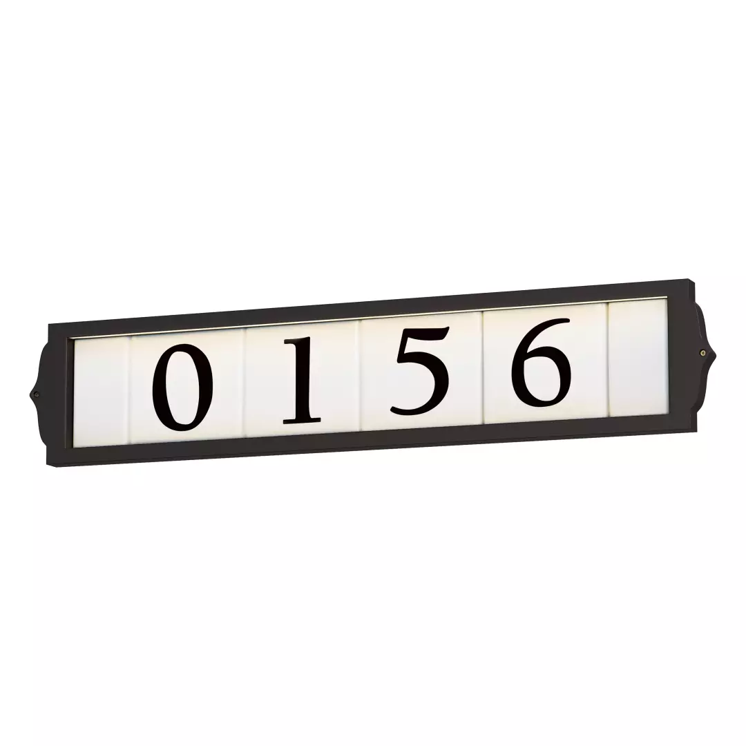 25" LED Address Frame - Classic material