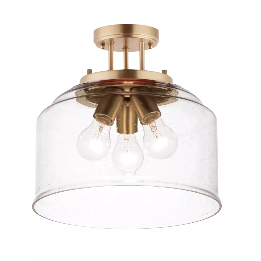 Acadia 3-Light Semi-Flush Mount material