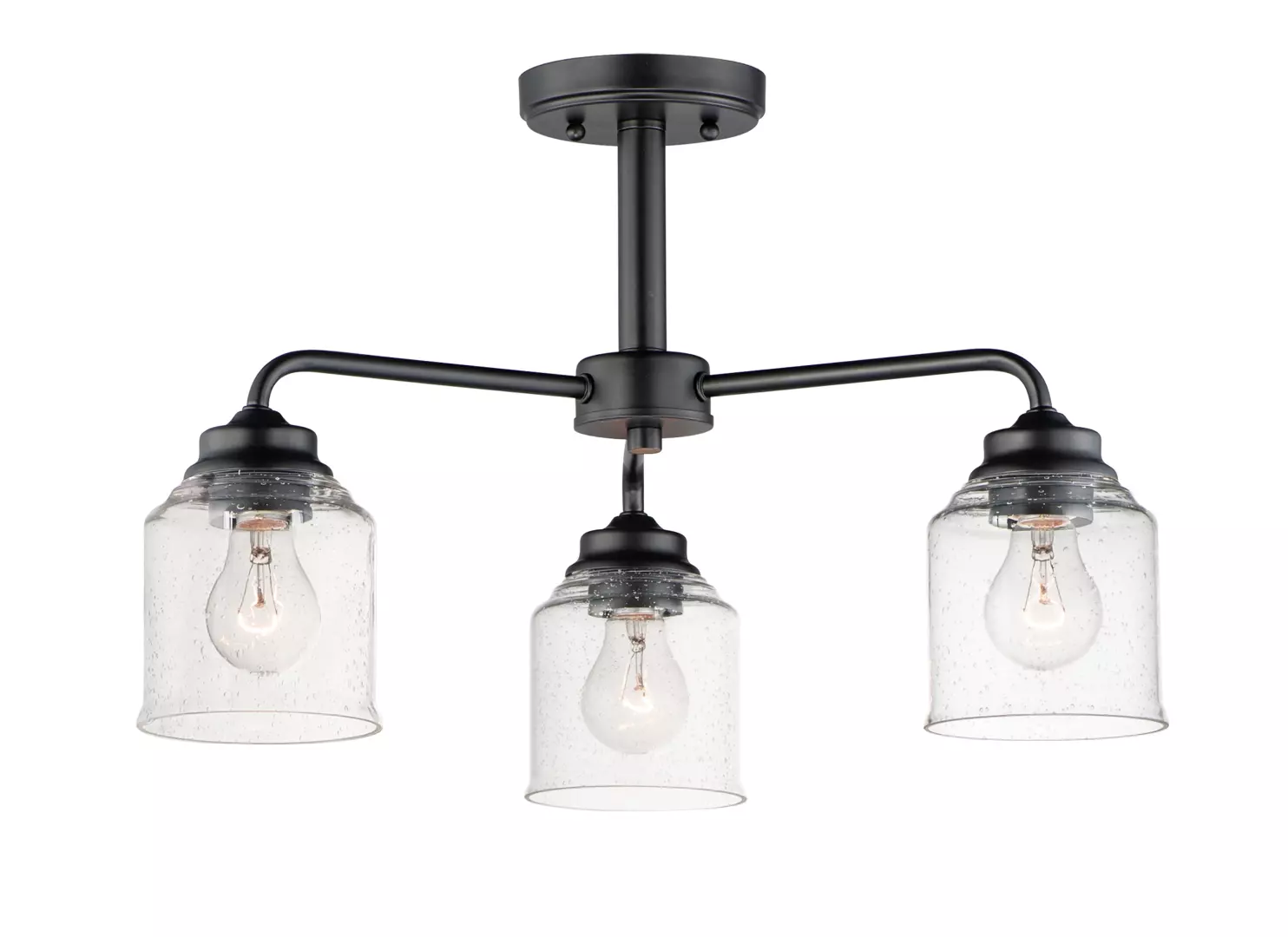 Acadia 3-Light Semi-Flush Mount/Chandelier material