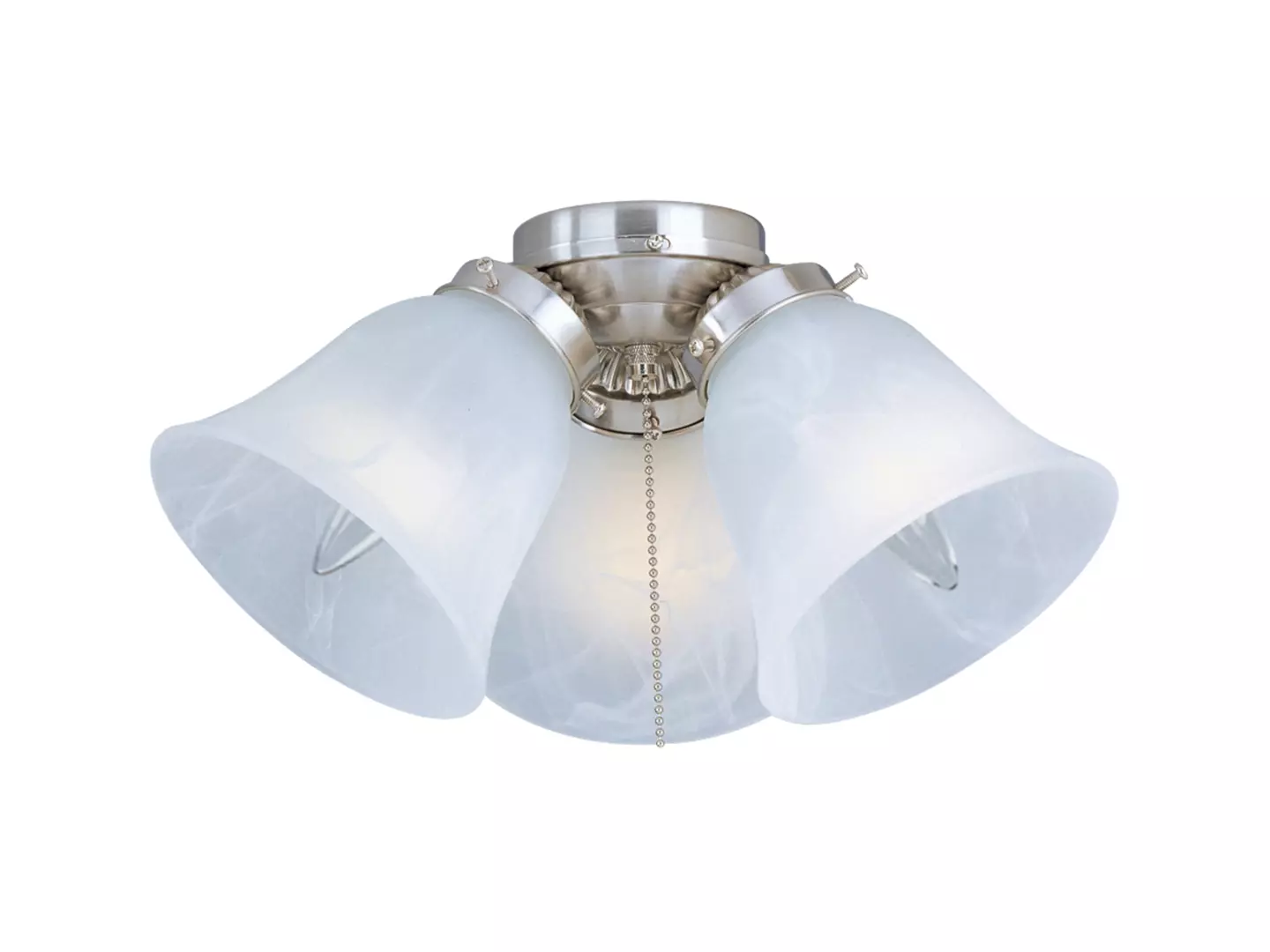 3-Light Ceiling Fan Light Kit material
